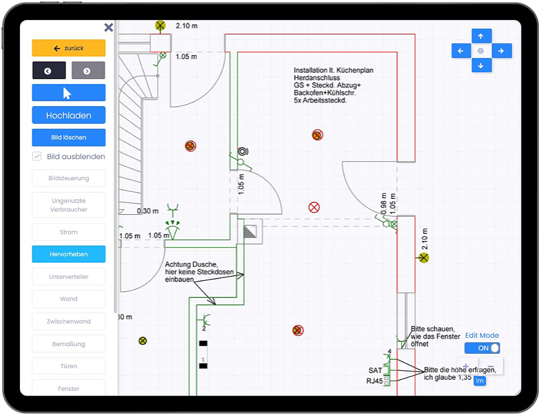 Screen tablet editor